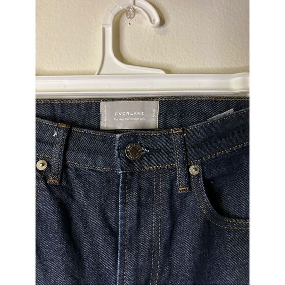 Everlane High Rise Straight Jean - Picture 5 of 7